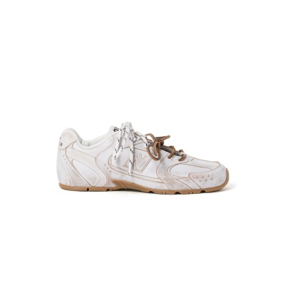 MIU MIU X NEW BALANCE 530 SL LEATHER SNEAKERS 5E165E